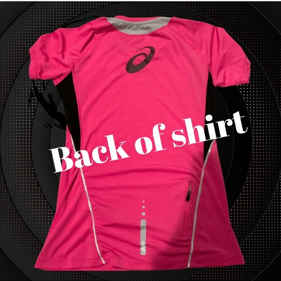 LAST CHANCE Pink ASICS athletic shirt - Picture 5 of 5